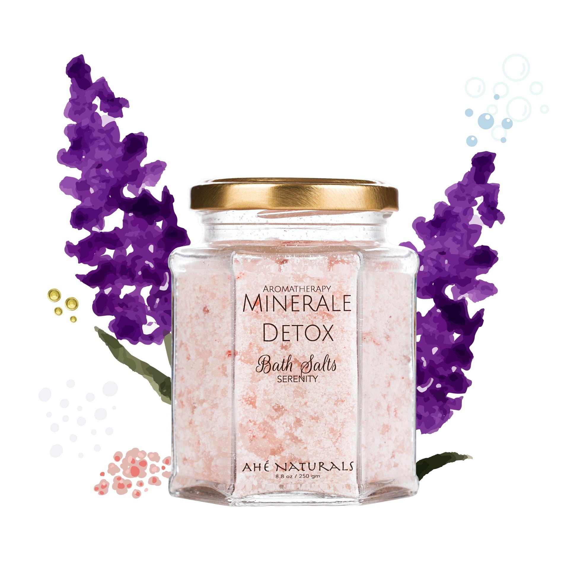 Minerale Detox Aromatherapy Bath Salts - Ahé Naturals