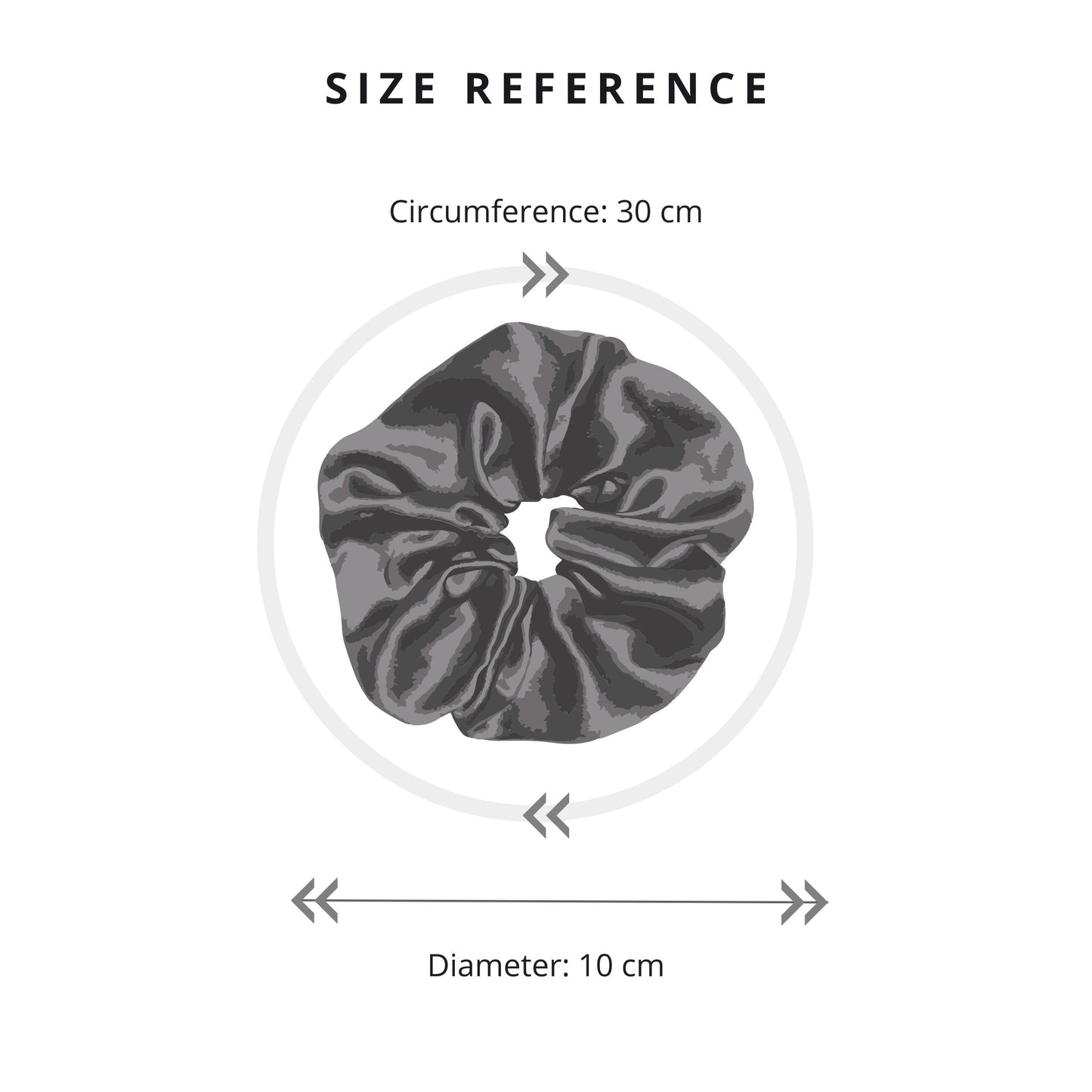 Mulberry Silk Scrunchies - Set of 3 - Ahé Naturals