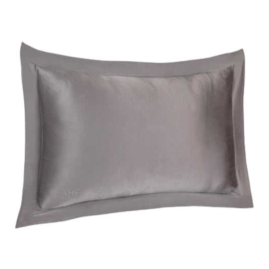 Mulberry Silk Pillowcase (Anti-Split-Ends) Storm Cloud - Ahé Naturals