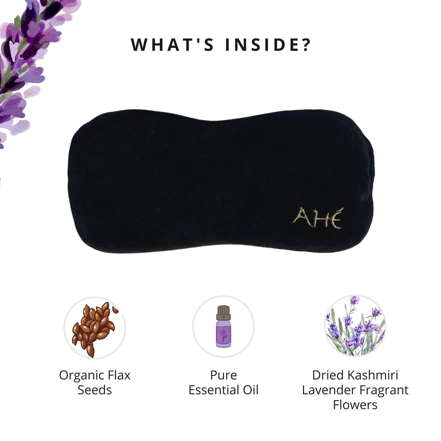 Aromatherapy Weighted Eye Pillow - Ahé Naturals