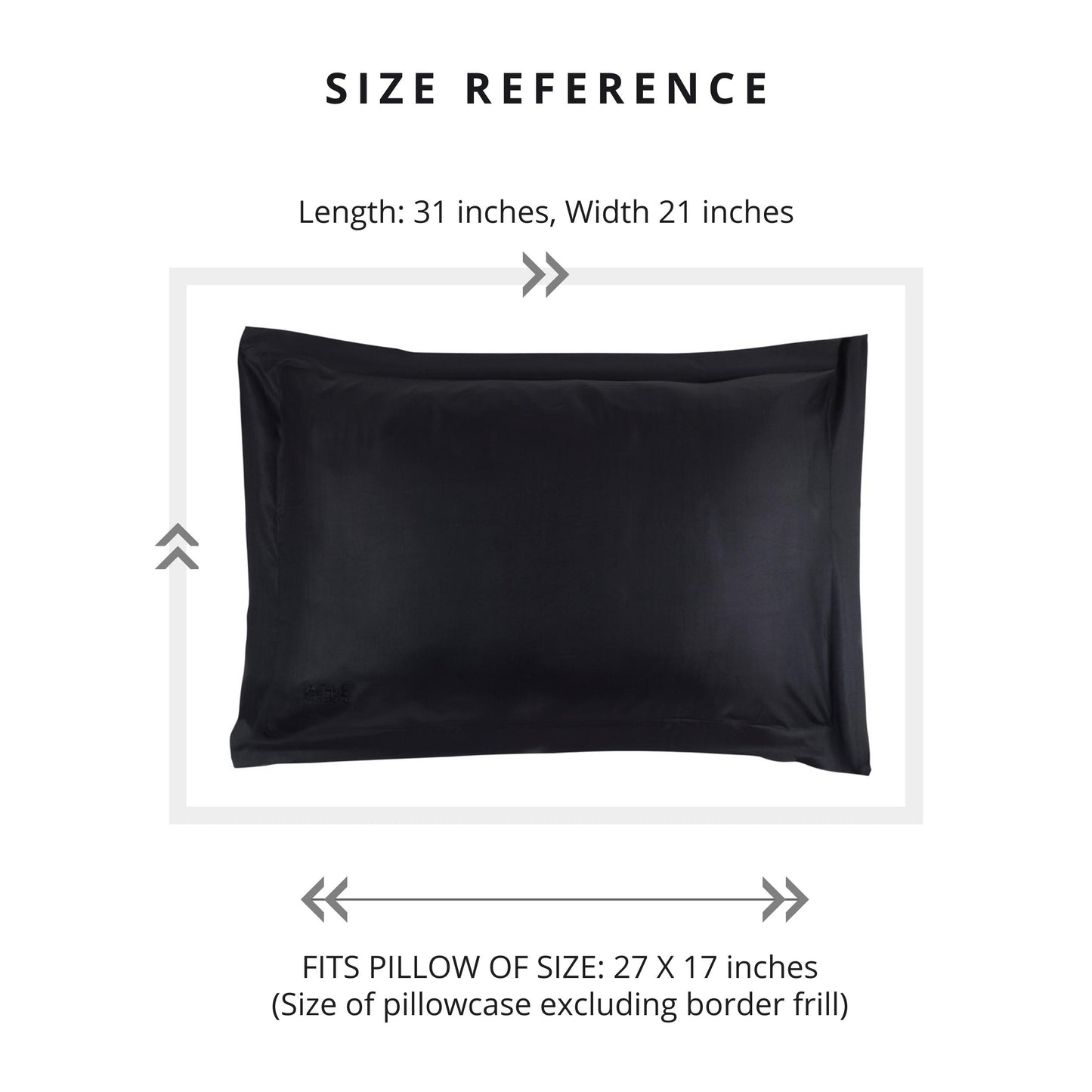 Mulberry Silk Pillowcase (Anti-Split-Ends) Storm Cloud - Ahé Naturals