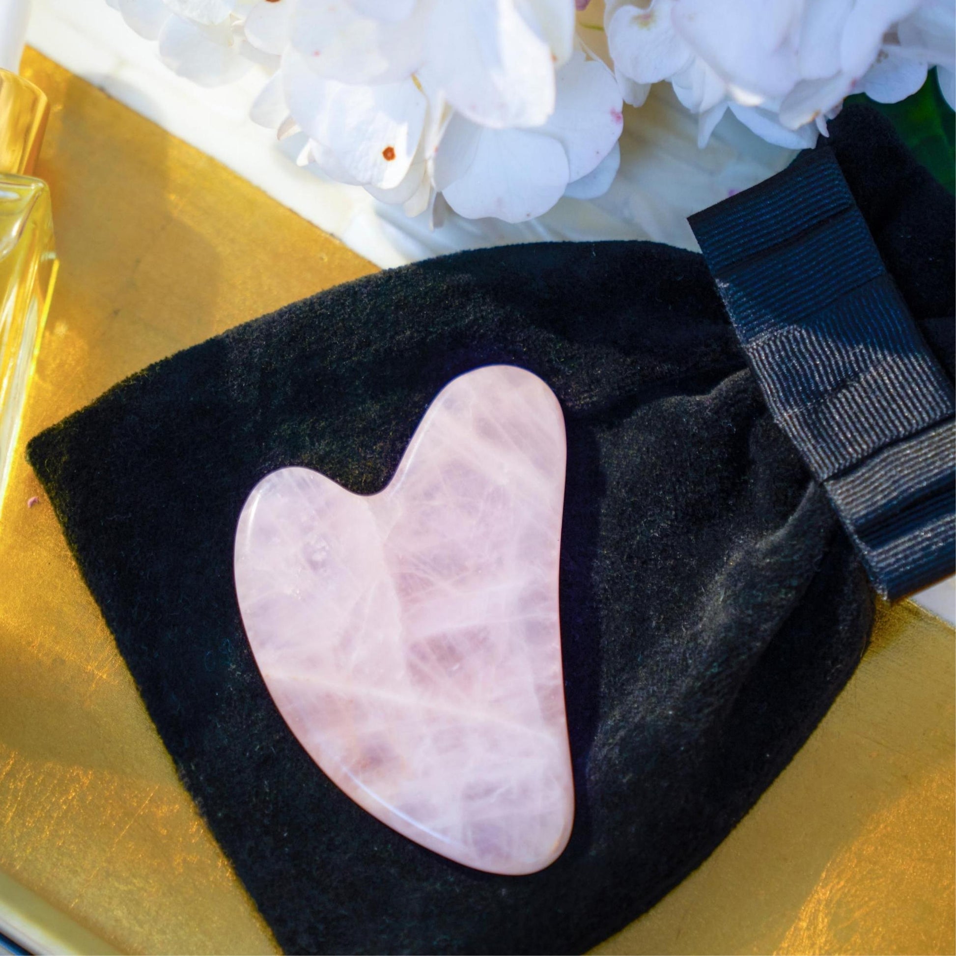 Rose Quartz Gua Sha - Ahé Naturals