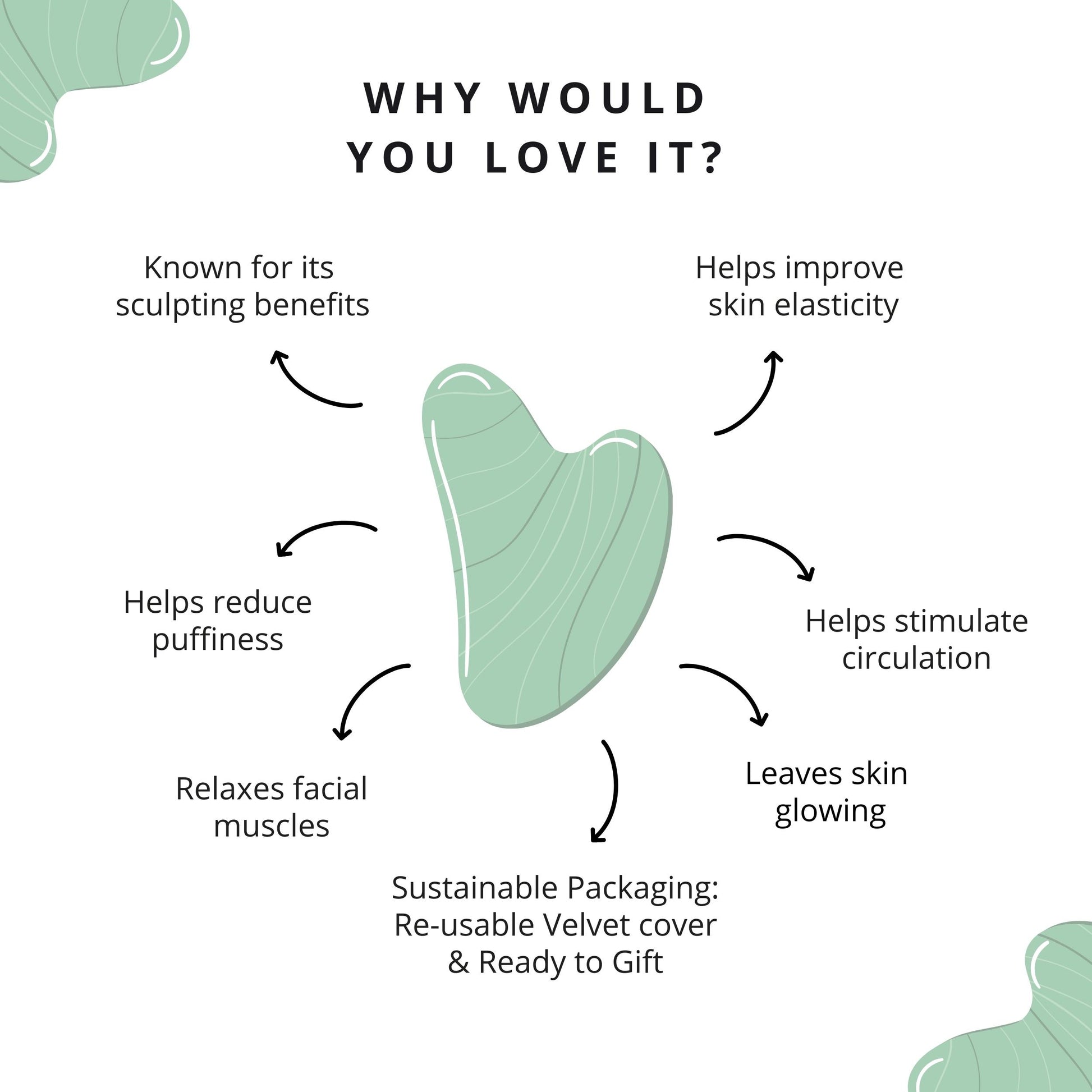 Jade Gua Sha - Ahé Naturals