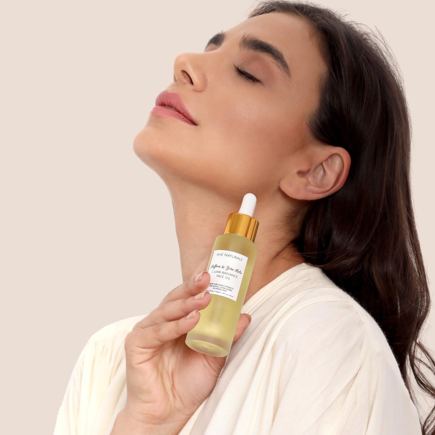 Clear Radiance Saffron & Gotu Kola Face Oil - Ahé Naturals