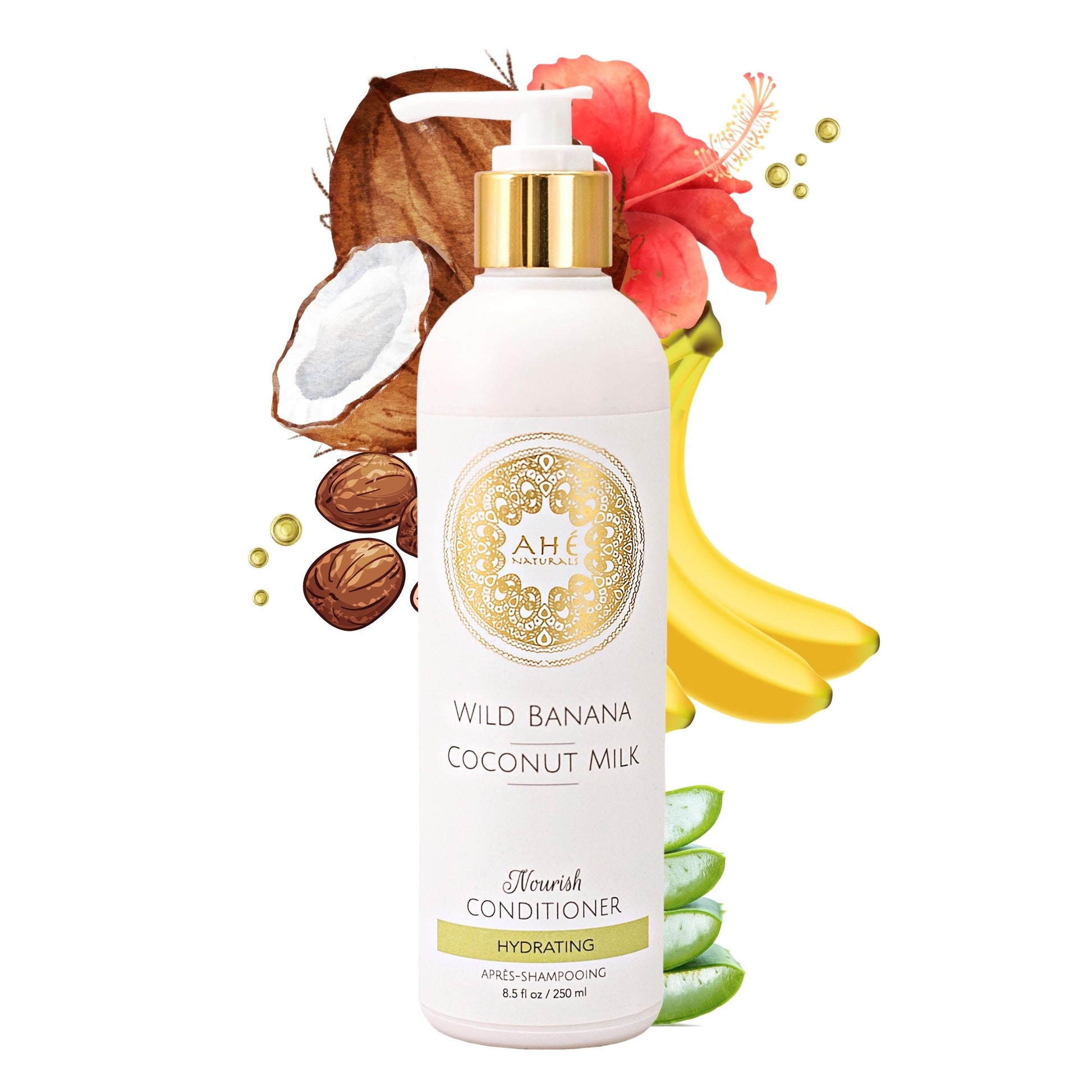 Wild Banana & Coconut Milk Conditioner - Ahé Naturals