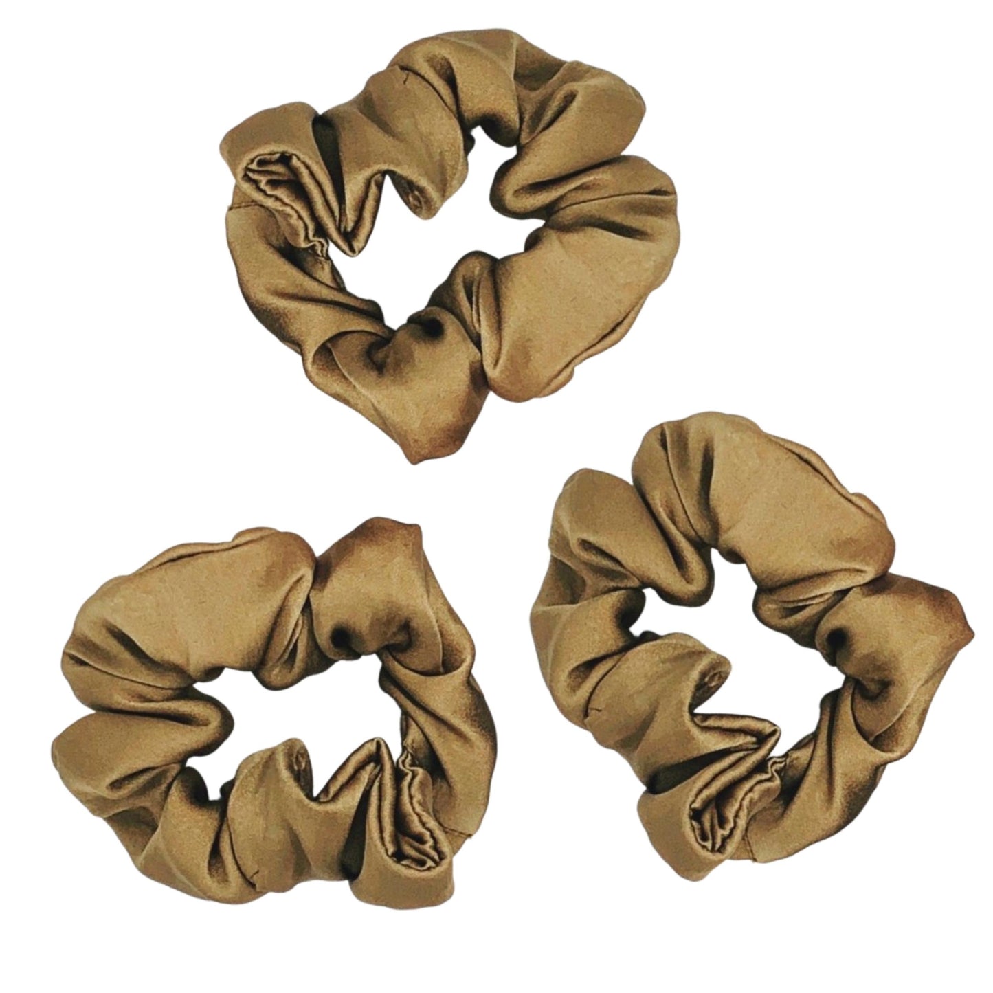 Mulberry Silk Scrunchies - Set of 3 - Ahé Naturals