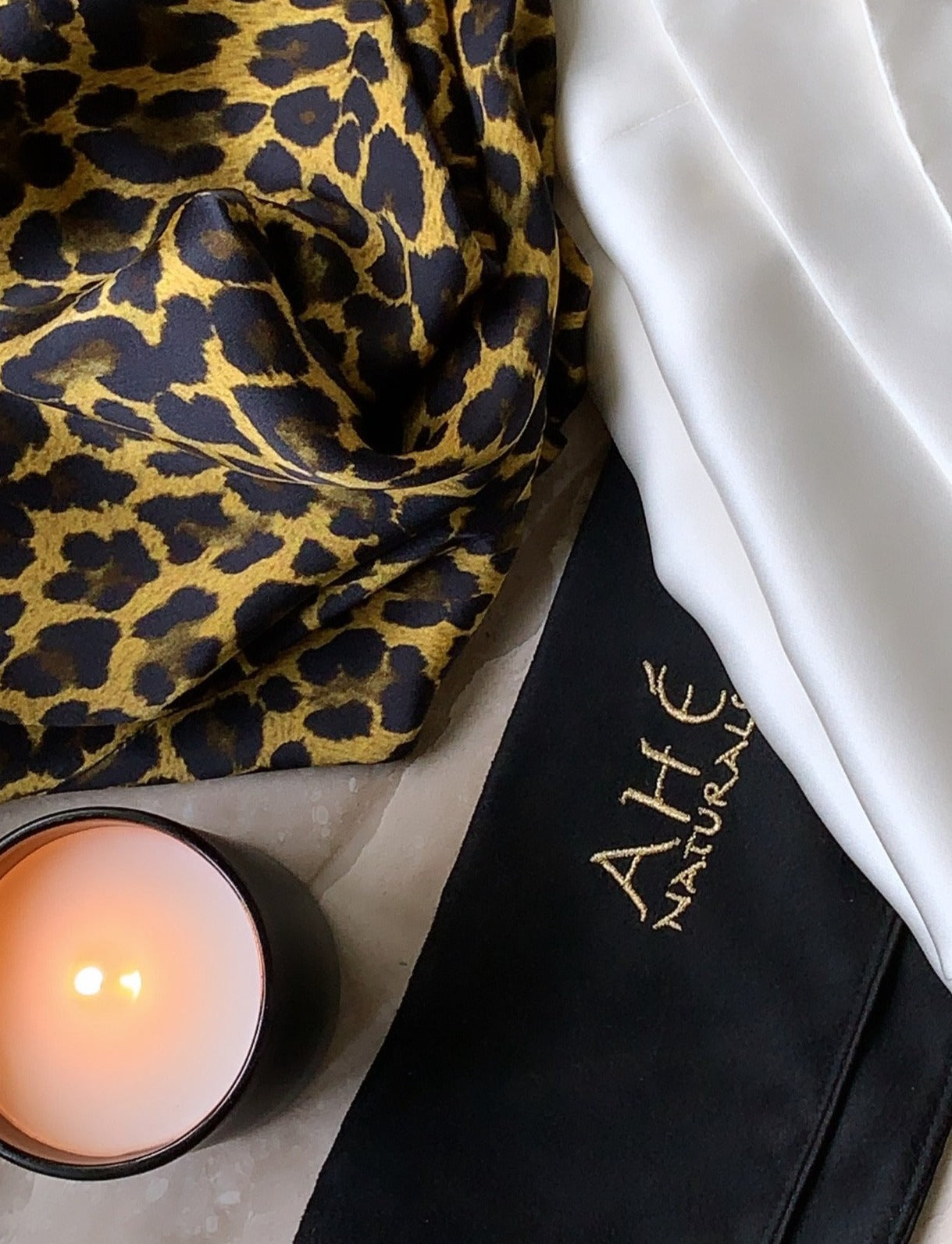 Mulberry Silk Pillowcase (Anti-Split-Ends) Leopard Print - Ahé Naturals