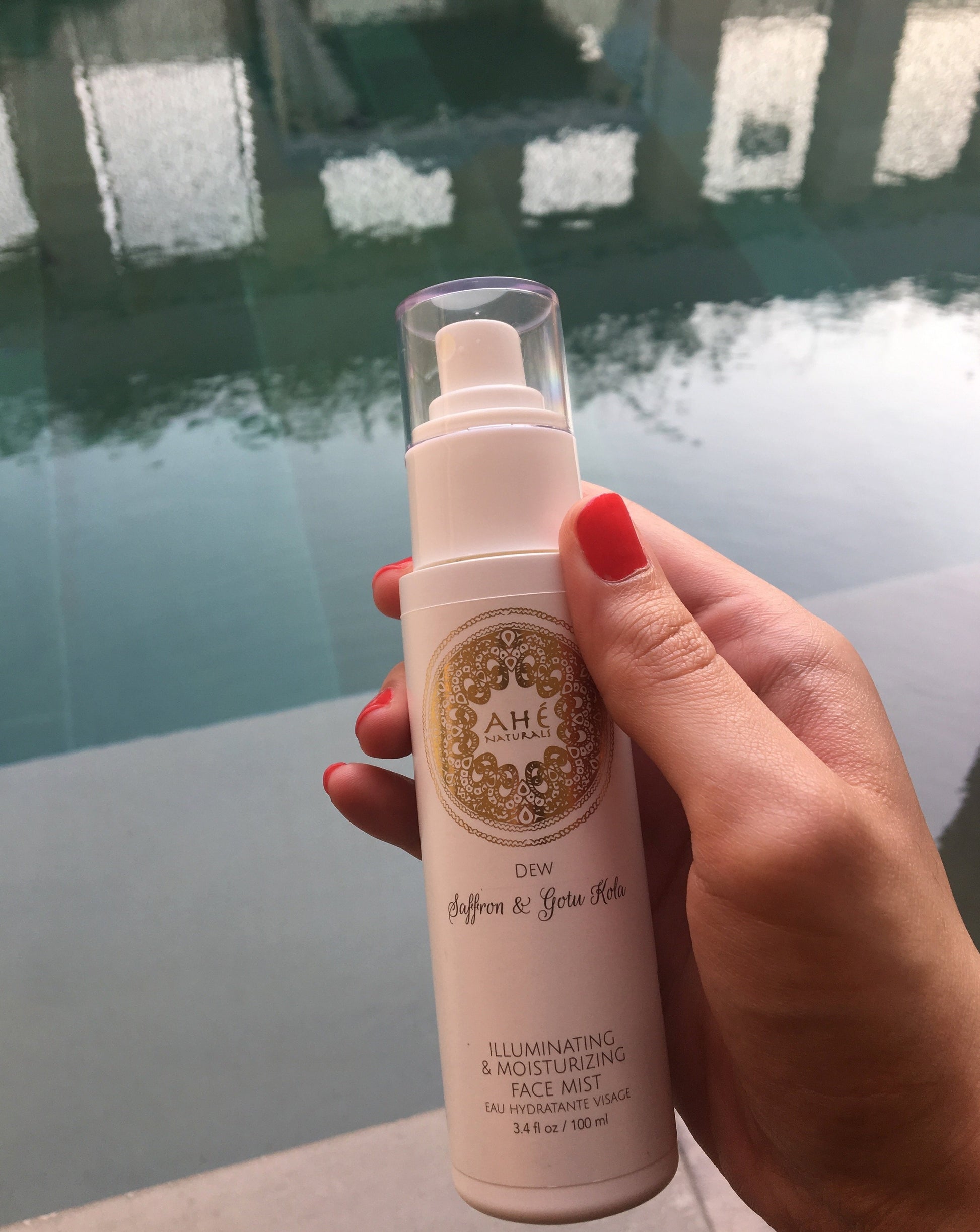 Saffron & Gotu Kola Brightening Face Mist - Ahé Naturals