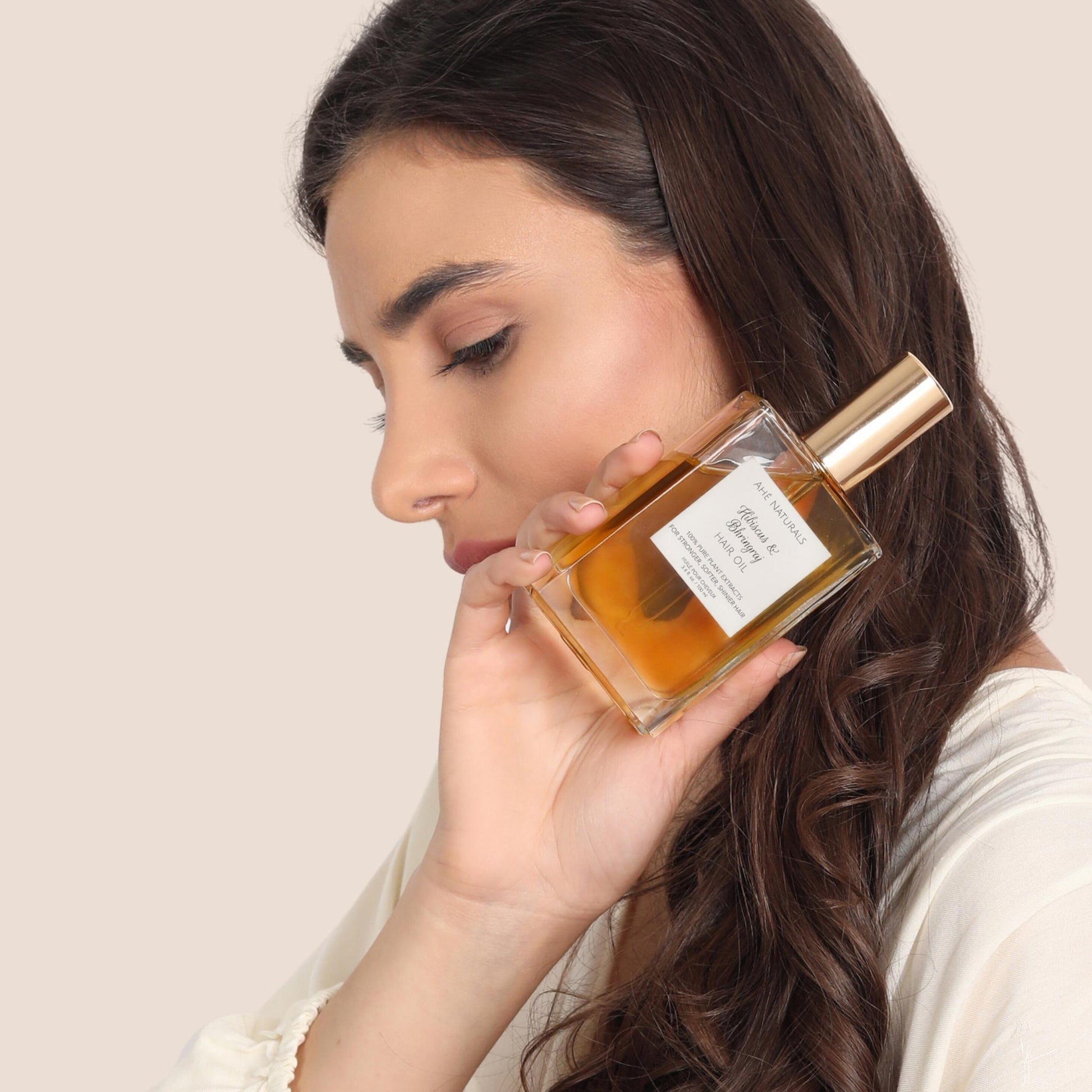 Hibiscus & Bhringraj Hair Oil - Ahé Naturals