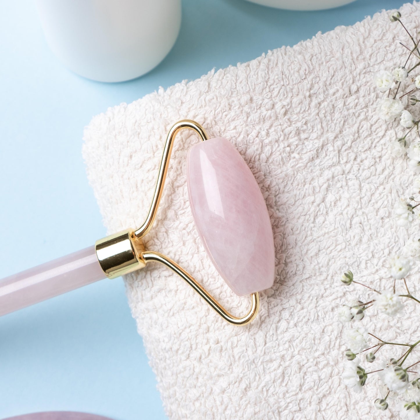 Rose Quartz Facial Roller - Ahé Naturals