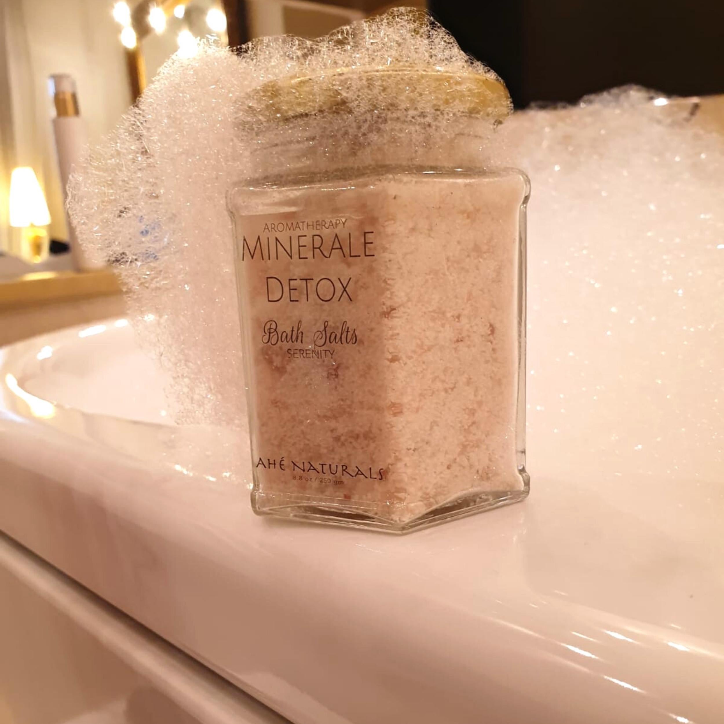 Minerale Detox Aromatherapy Bath Salts - Ahé Naturals