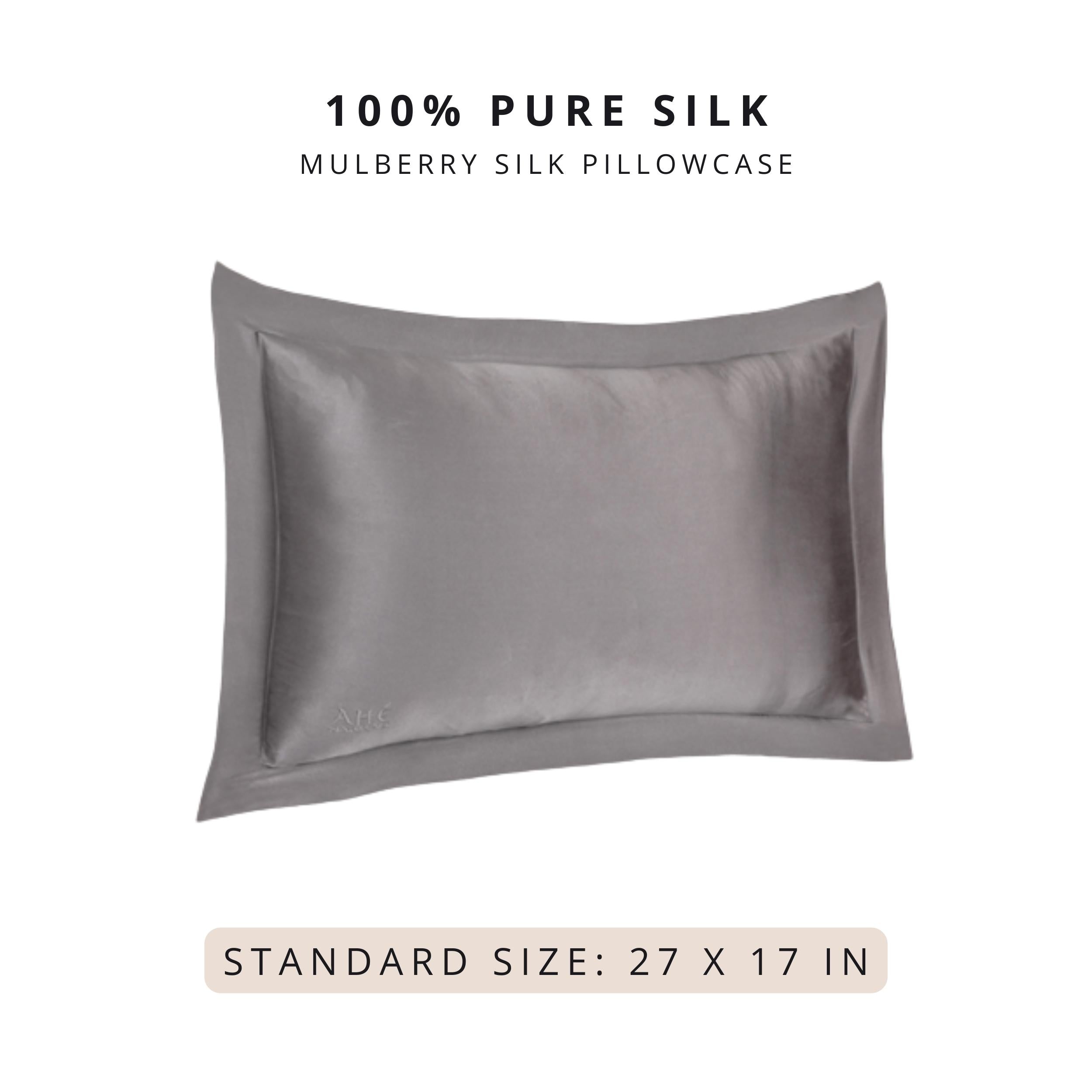 Mulberry Silk Pillowcase (Anti-Split-Ends) Gold - Ahé Naturals