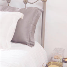 Load image into Gallery viewer, Mulberry Silk Pillowcase (Anti-Split-Ends) Storm Cloud - Ahé Naturals
