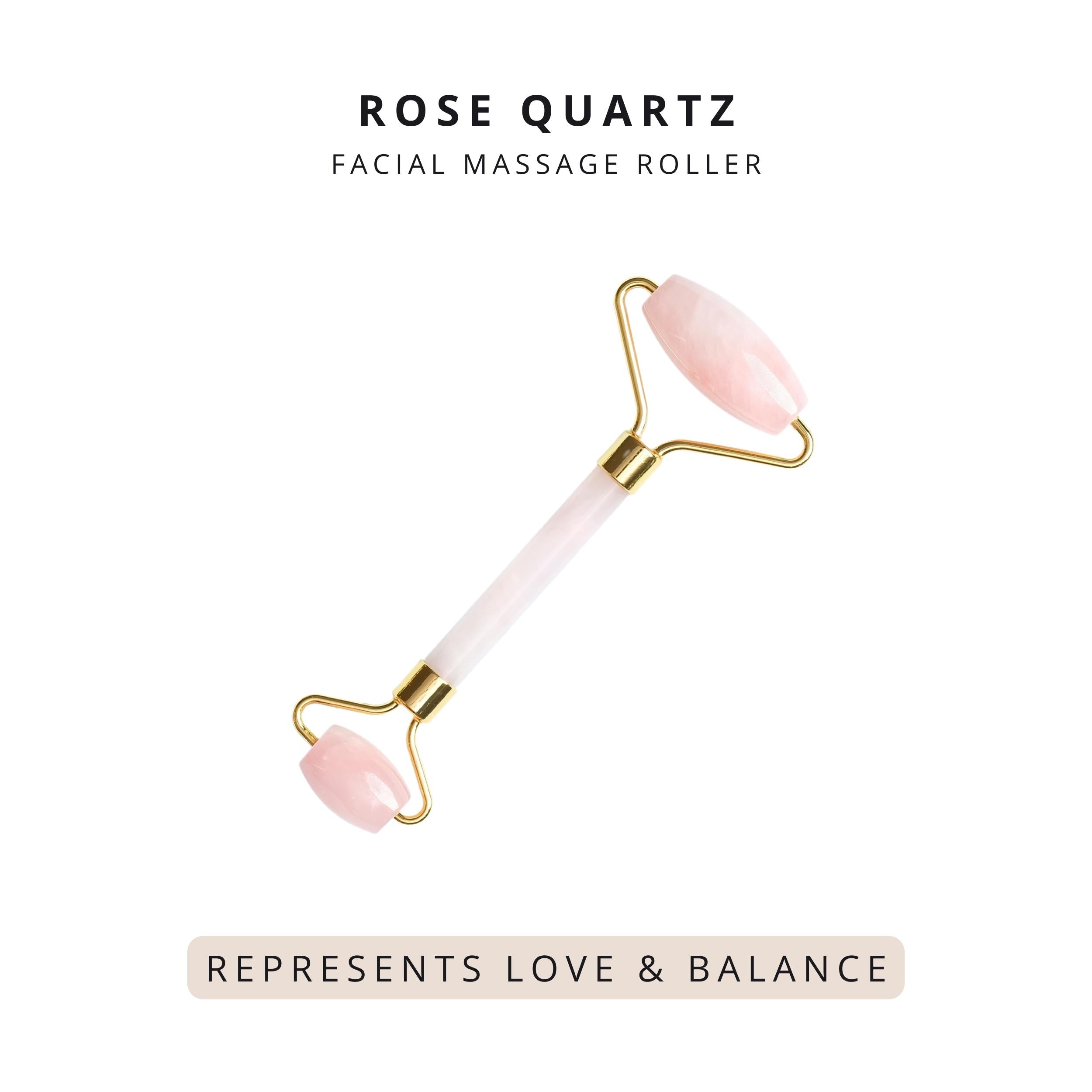 Rose Quartz Facial Roller - Ahé Naturals