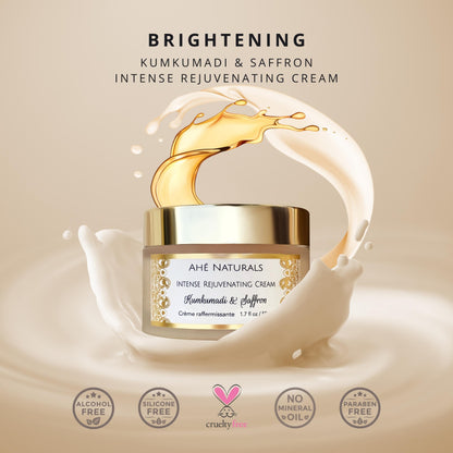 Kumkumadi & Saffron Intense Rejuvenating Cream - Ahé Naturals